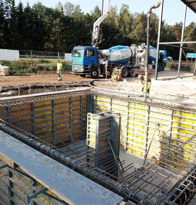 Monolītā dzelzsbetona ugundzesības rezervuaru projektēšana un būvniecība