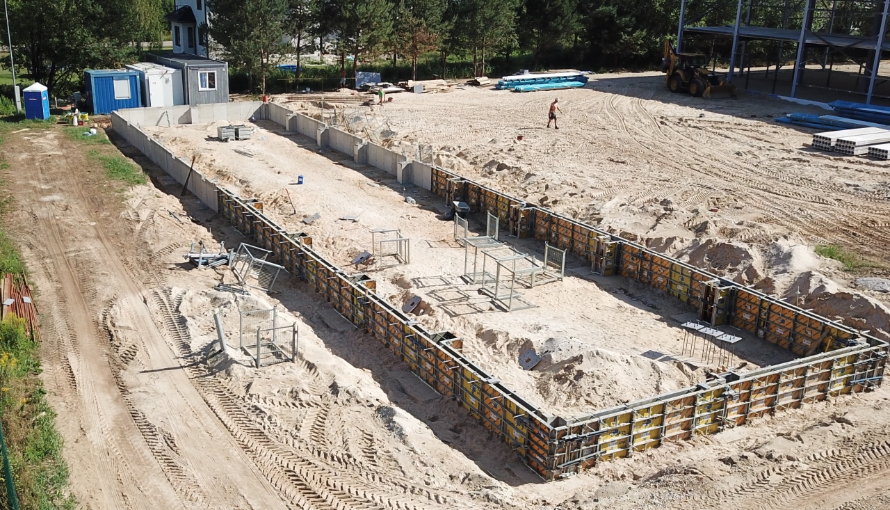 pad foundation construction